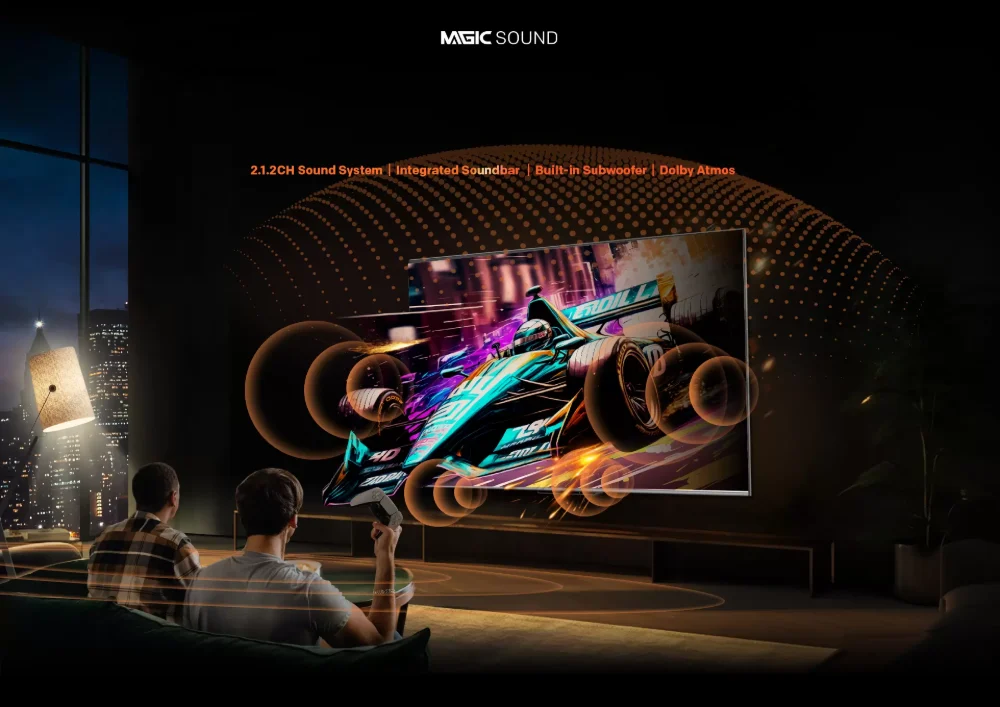 Tehnologia QLED Magic Sound